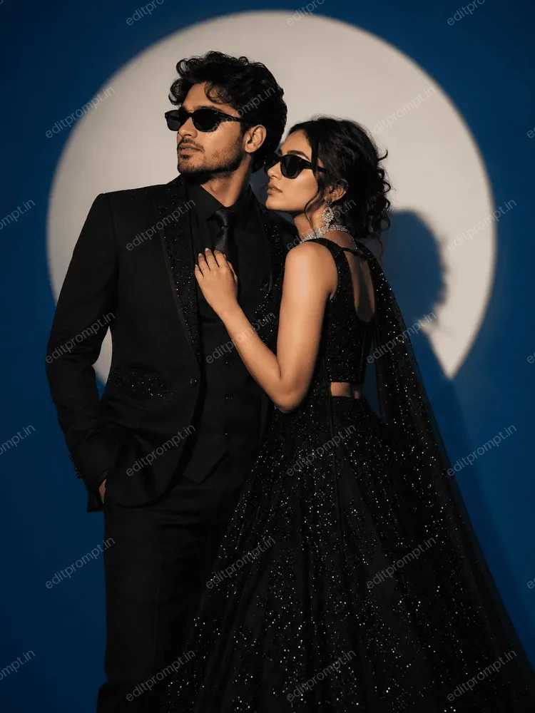 portrait prompt — Luxury Couple Studio Portrait AI Prompt