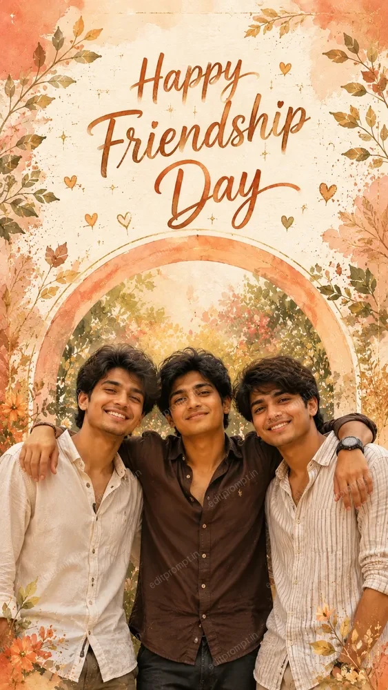 photo prompt — Happy Friendship Day Boys AI Photo Prompt 2026