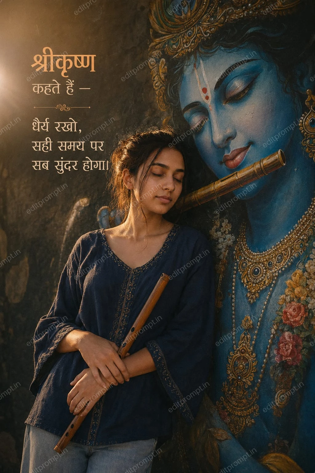 festival prompt — Shree Krishna Photo Editing Prompts