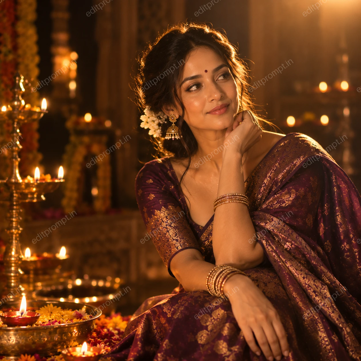Cinematic Diwali Portrait — Diwali preview