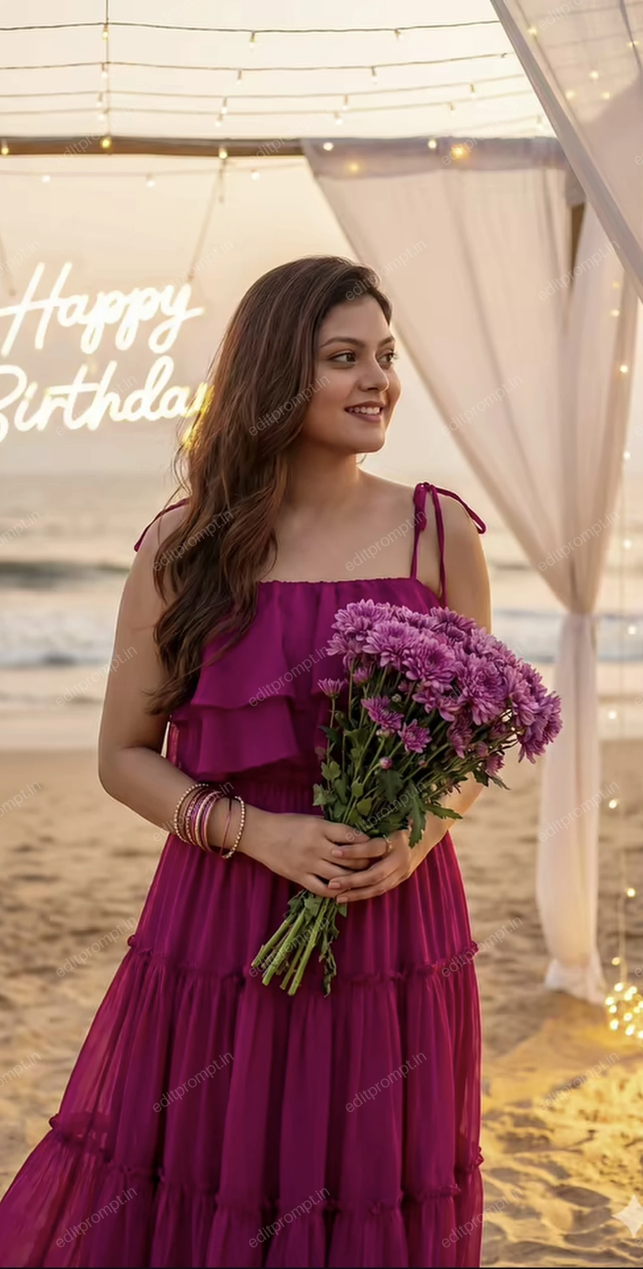 birthday ai photo prompt — Happy Birthday AI Photo Prompt for Girls