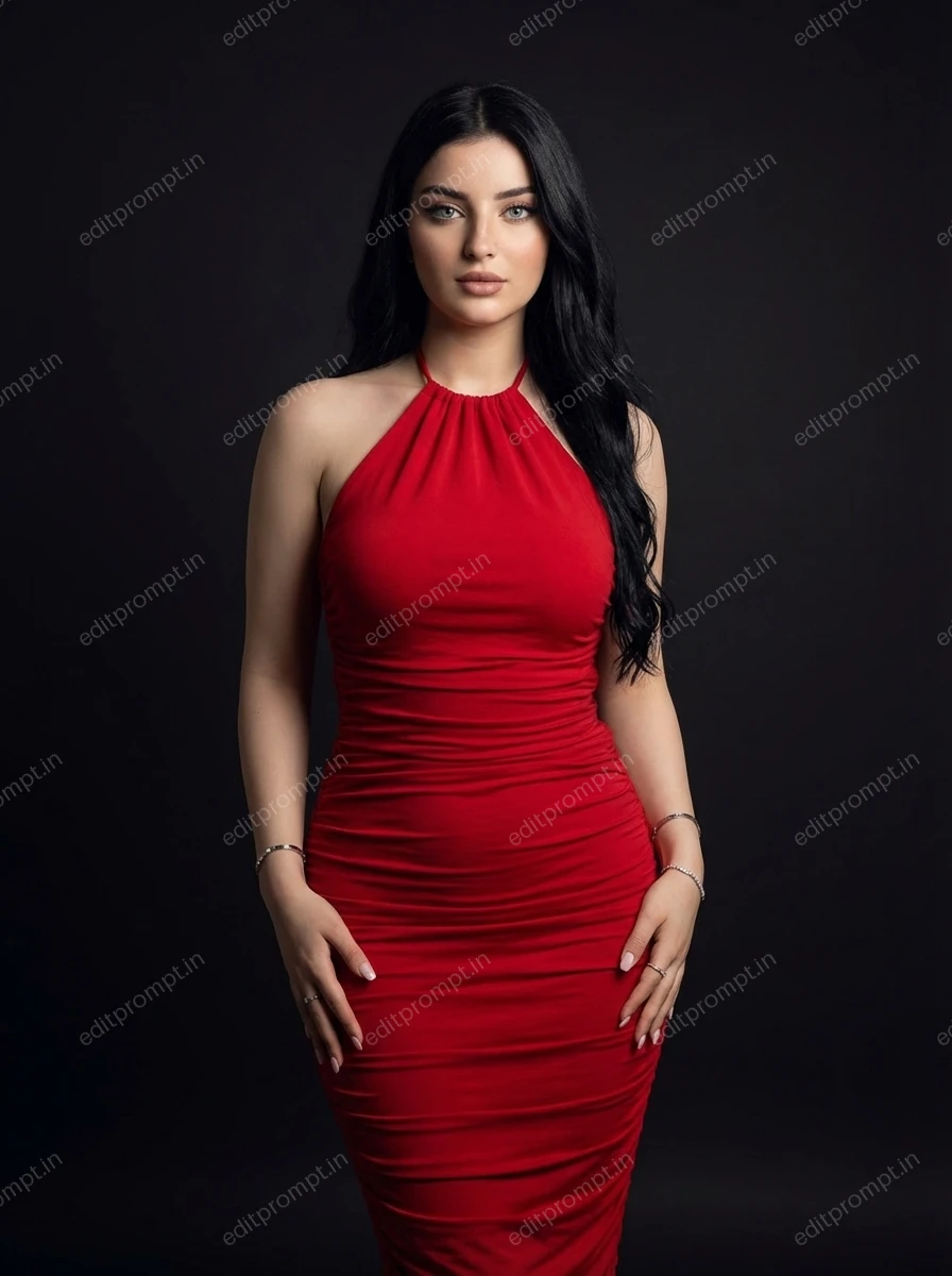 portrait ai photo prompt — Elegance Studio Portrait AI Photo Prompt for Girls