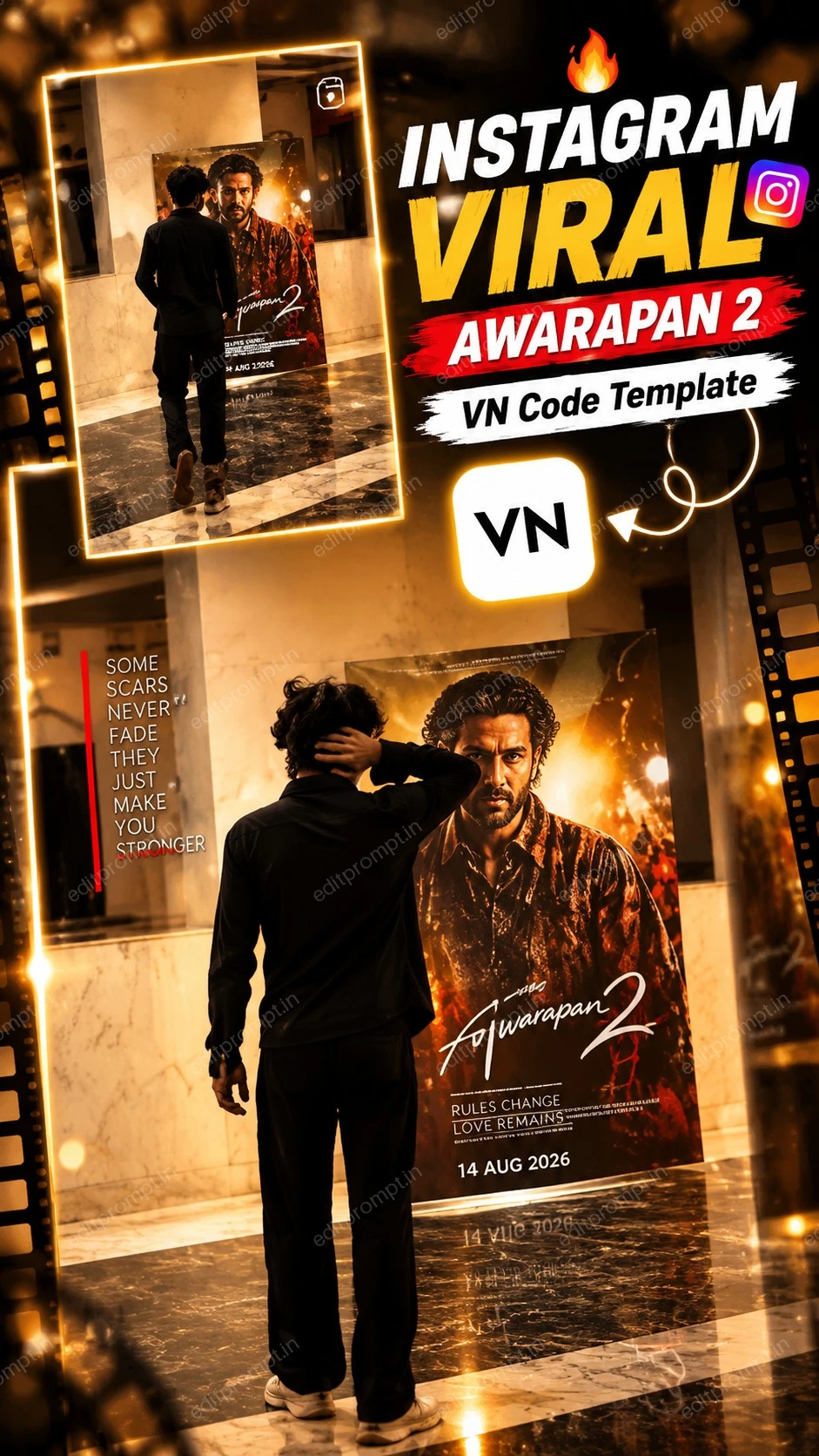 Awarapan 2 Cinematic Edit template poster