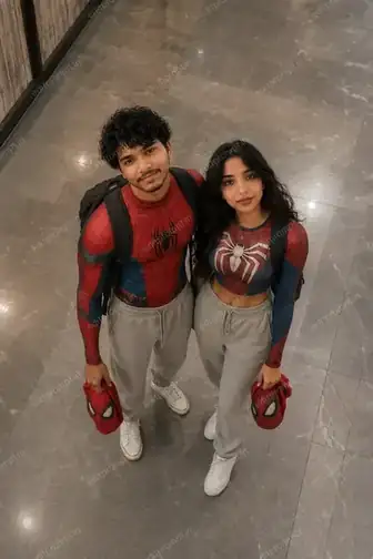 aesthetic prompt — Viral Spider Man Couple Photo AI Prompt