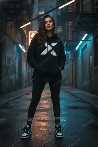 cinematic ai photo prompt — Urban Rebellion Meets Streetwear Edge
