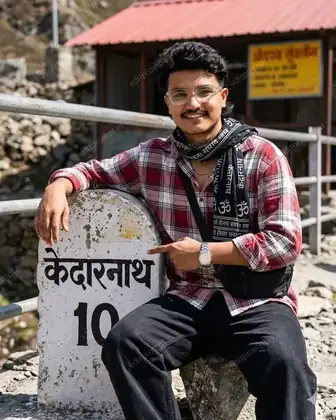 festival prompt — Kedarnath Road KM Stone Prompt