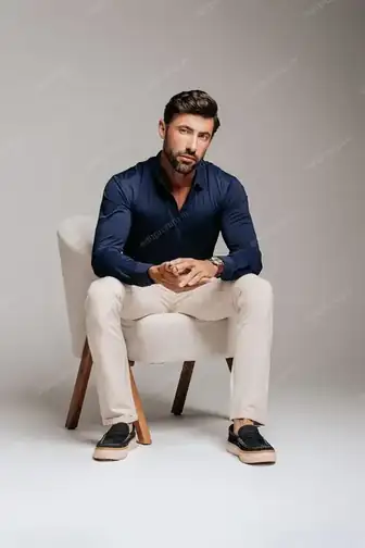 portrait ai photo prompt — Retrato editorial masculino premium Portrait AI Photo Prompt for Boys