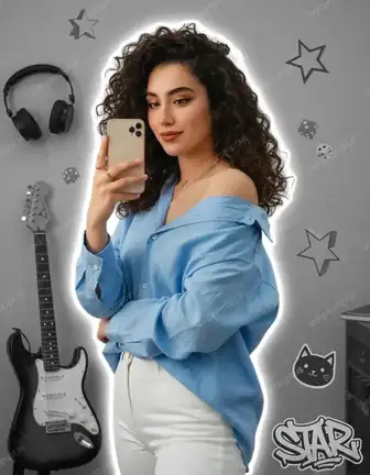 selfie ai photo prompt — Aesthetic vibes Selfie AI Photo Prompt for Girls