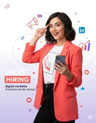 collage ai photo prompt — LINKEDIN HIRING Collage AI Photo Prompt for Girls