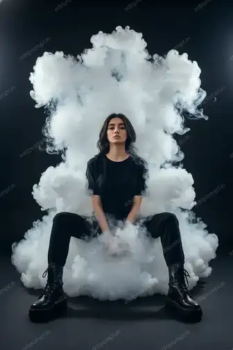cinematic ai photo prompt — Smoke Throne 👑 Cinematic AI Photo Prompt for Girls