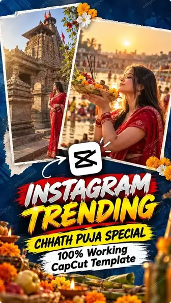 Chhath Puja Festival Edit template poster