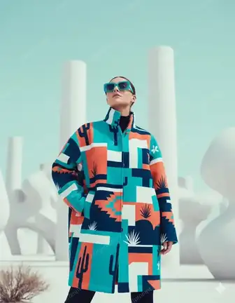 cartoon ai photo prompt — Desert Futurism Meets Southwest Chic