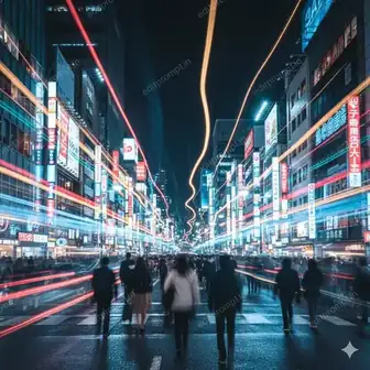 travel ai photo prompt — Tokyo street Travel AI Photo Prompt for Girls