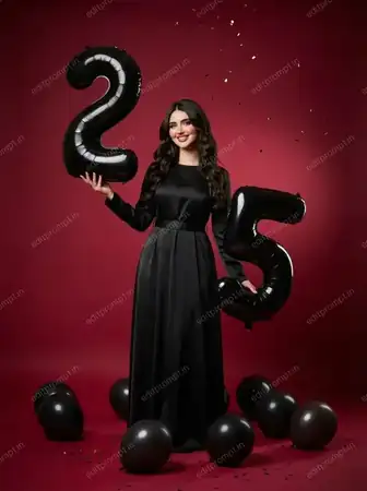 birthday ai photo prompt — Quarter-Century Shine Birthday AI Photo Prompt for Girls