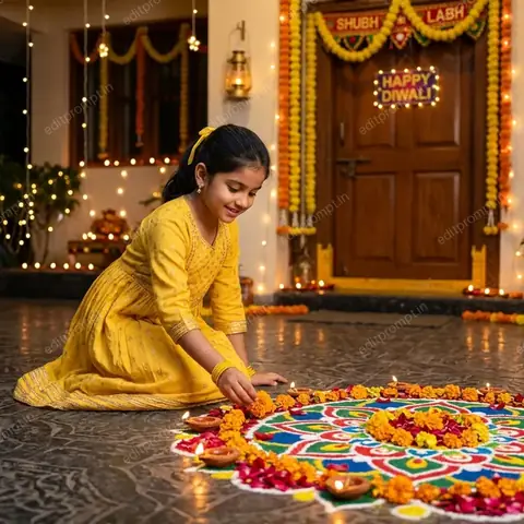 Rangoli Close Up — Diwali preview