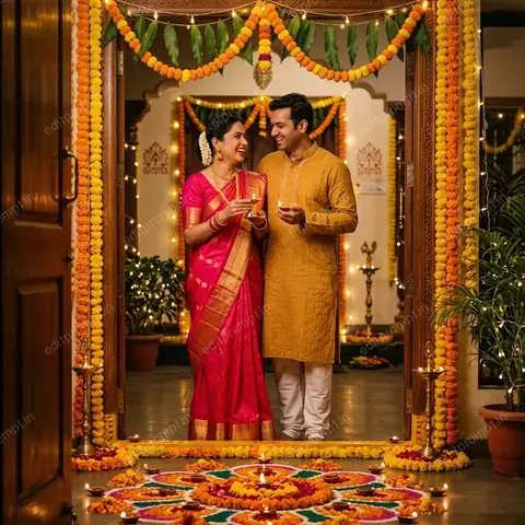 Festive Home Entrance — Diwali preview